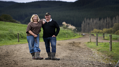Greg and Gail Mitchell of Mitchell Dairy Farms