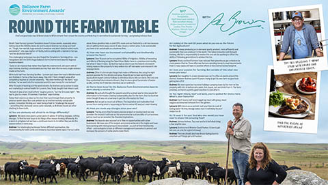 Round the farm table - The Templetons 