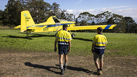 Super Air pilot and loader driver